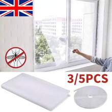 NetHong Large Household Window Screen Mesh Fly Insect Mosquito Moth Insect Screen Netting UK - White - View 1