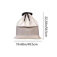 Suede Dust Bags For Luxury Bags, See-Through Closure Dust Cover, Moisture-Proof Packing Organizer - Multicolor - View 12