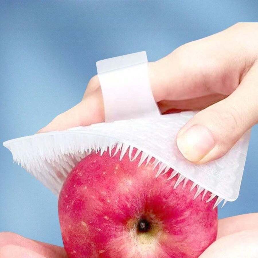 Wearable Finger Scrubber Brush | Multi-Purpose Flexible Cleaner For Produce, Dishes, Cutting Boards & Tight Spots - Multicolor - View 1