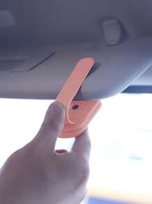 Sunglasses Holders For Car, Magnetic Genuine Leather Sunglasses Clip For Car Visor, Glasses Hanger Clip, Car Interior Visor Accessories