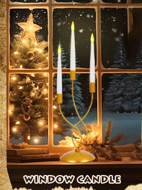 3 PIEZAS y 6 PIEZAS Luces de vela LED - Perfectas para Halloween, fiestas de cumpleaños o decoraciones festivas