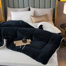 1pc Skin-Friendly Milk Velvet Quilt, Machine Washable, Soft & Comfortable, Suitable For All Seasons