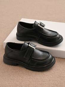 Nuevos zapatos para niños de primavera, zapatos casuales de moda, zapatos versátiles de estilo británico para vestir de niñas