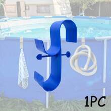 1/2 pièces, Crochets de piscine pour pôles - Porte-pôle de piscine réglable à 3 crochets pour accessoires de piscine hors sol, support de skimmer et d'outil de nettoyage pour l'entretien de la piscine hors sol, articles de plage essentiels, accessoires de plage, flotteur de piscine