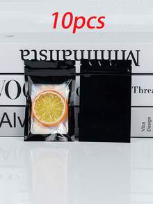 100/50/30/10pcs Resealable Bags, Clear Window Food Storage Bags, Candy Bags, Fudge Bags, Aluminum Foil Bags, Party Favor Packaging Bags, Holographic Resealable Bags Zipper Food Storage Aluminum Foil Mylar Scent Bags Plastic Flat Packaging Bags For Party Favors Food Candy Jewelry Lip Gloss, Available In Various Sizes And Colors - 開窗鐳射袋 - 查看 55