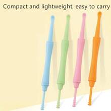 Ear Wax Remover 4 Pcs Double Head Ear Wax Ear Cleaners Tool Reusable Ear Wax Removal Tool Ear Pick Earwax Removal Comfortable Ear Pick Earwax Removal - như hình ảnh - Xem 5