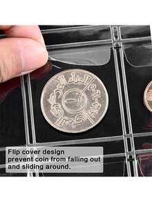 10 Pcs High-Transparency Coin Loose-Leaf Sheets With 20/30/42 Compartments. These Are Available Inner Pages Suitable For Banknote And Coin Loose-Leaf Albums. They Are Single-Sided High-Transparency Coin Album Pages. - Multicolor - View 11