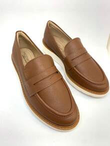 Modare Comfort Women's Oxford Moccasin Shoe 7400100 - Rỉ Nâu - Xem 5