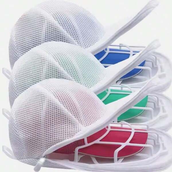 Removable & Washable Hat Washing Net Bag Set, Laundry Tool For Hat Anti-Deformation, Home Use