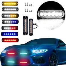 Led Headlight Patrol Escort Side Bar Motorcycle Auto Strobe. Vmingo - Putih - View 1