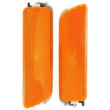 Pair Side Quarters Facia Amber Bumper Jetta A4 02-06 Vmingo