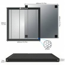 SCULPFUN Honeycomb Table For Laser Engraver - CO2 Engraving And Cutting Machine, 400x400x22mm, Precise And Efficient Work Surface For Optimal Results - Black - View 4
