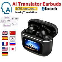 JEEP EW118Puls AI 翻译触摸屏 TWS 耳机高清通话降噪耳机 HiFi 立体声入耳式麦克风耳塞