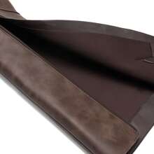 Women's Chunky Block Heeled Knee High Boots Platform Square Toe  Fashionable Solid Color Gogo Boots With Side Zipper - màu nâu - Xem 10