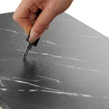 SoBuy Schuhbank Sitzbank mit Stauraum – Schuhregal Schmal mit Klappfach & Sitzfläche – Flur Schuhschrank für 47 EU Größe – Holzoptik, Marmor Schwarz, 113kg Tragkraft, FSR201-N