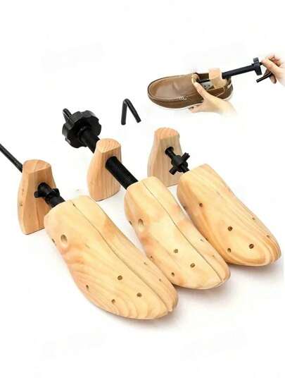 Skosträckare i massivt trä - Justerbara skoblock i trä, Tåstöd och rynkförebyggande expanderare, Viktiga skosträckare, Snygga praktiska varor för hemmet, Lämpliga för olika skotyper, Nytt val för livskvalitet, Skor, Vår- och sommarval, Gåvor till brudtärnor, Rum, Sovrumsinredning, Sovrumsinredning, Strand, Resor, För män, För kvinnor, Semester