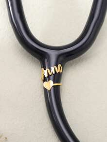 Stethoscope ID Tag|Stethoscope Custom Name Tag With Heart|Stethoscope Charm|Gift For Nurse Graduation, Medical Students, Doctor|RN Gift - Multicolor - View 4