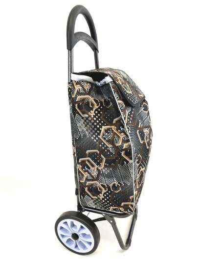 Shopping Trolley With Insulated Pocket Easy To Climb Stairs, Waterproof, Wear-Resistant, High Quality, With Soft Wheels, Made Of Premium Oxford Fabric, Available In Several Colors, 99 X 24 X 32cm, HEIGHT 99cm MAX WEIGHT SUPPORT 50KG