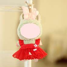 [Clothes Only] Clothes Suitable For 17cm Generation 1, 2, 3 Dolls, Party Doll Dress, Red Tulle Skirt Outfit