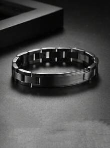Watch Link Stainless Steel Bracelet For Man, High Quality Durable Men's Jewelry, Men's Gifts, Casual Business Party Accessories