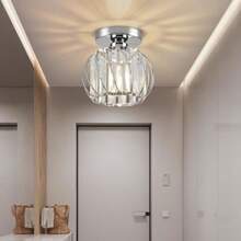 1 件现代嵌入式吸顶灯，单头走廊灯，黑色/金色，玻璃灯罩，适用于门厅、会议室、办公室走廊、阳台、厨房、楼梯间、客厅、卧室、浴室，使用 E27 插座，不含灯泡 - 彩色 - 查看 10