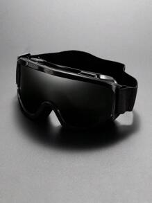 1 Pair Large Frame Ski & Cycling Goggles, Men's Mountaineering Windproof Glasses, Women's Ice Skating & Snowboarding Ski Goggles - Multicolor - View 9