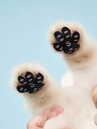 PETSIN Waterproof Paw Protectors For Dogs Anti-Slip Traction Pads Sticker Dog Paw Stickers Black Pink Blue Pet Foot Patch Durable