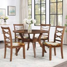 1/4/6/40 piezas Cubiertas de silla de fibra de leche estirables y extraíbles con estampado de hojas de otoño, girasoles y calabazas, para restaurante, cocina, comedor, hotel - Fundas de cojín de silla cuadradas extraíbles y suaves