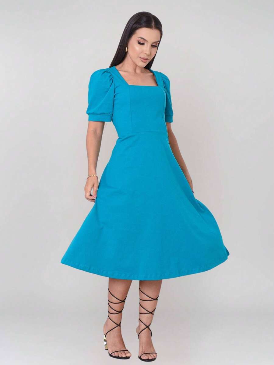 Milimetrica Women Dresses - Cadet Blue - View 1