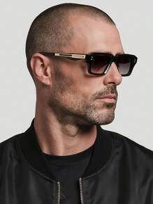 SeeBand Gafas de moda con montura cuadrada rectangular para hombres y mujeres, gafas de diseñador con estilo retro de los 90