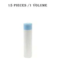 15/75/150pcs Drawstring Trash Bags, Suitable For Small Kitchen, Bathroom, Bedroom, Extra Strong, Odorless Garbage Bags, Disposable Trash Bags, Can Liners, Cleaning Supplies, Commercial Use, Fit For Kitchen, Living Room, Bathroom, Office And Hotel