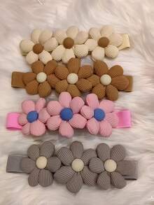 2 Pieces / 1 Pair No-Drill Curtain Hook Tie-Back Strap, Simple And Versatile Design. Plush Flower Tie-Back Curtain Hook, Suitable For Homes, Offices, Dormitories, And All Types Of Curtains. A Must-Have For Home Decor.