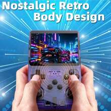 R36S 64G Retro Handheld Console Open-Source Linux System Classic Game Consoles 3.5 Inch IPS Screen Portable Video Player Built In 15000+Game Multi-Color Optional Open-Source Game Handheld Console