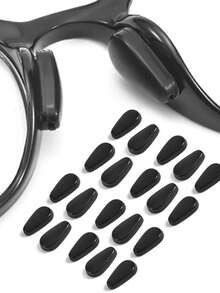 10/20pcs Silicone Glasses Nose Pad - Non Slip Silicone Glasses Lens, Non Slip Glasses, Fashion Glasses Nose Pad - 彩色 - 查看 11