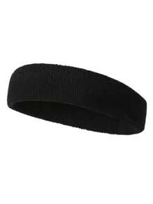 3件套吸汗运动头带，男女通用，适合网球、篮球、跑步、健身等运动 - 吸汗带 [聚酯纤维]