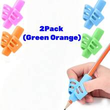 مسك القلم لتصحيح قبضة الكتابة، قابل للتدريب على تصحيح الوضعية، أداة مساعدة للكتابة للاحتياجات الخاصة، لاستخدامها في المكتب والمدرسة والرسم والطلاب والأقلام والقرطاسية ولوازم المكتب وتصحيح قبضة الأطفال على الكتابة، أداة مساعدة للكتابة للأطفال ذوي الاحتياجات الخاصة، مكتب - متعدد الألوان - مشاهدة 24