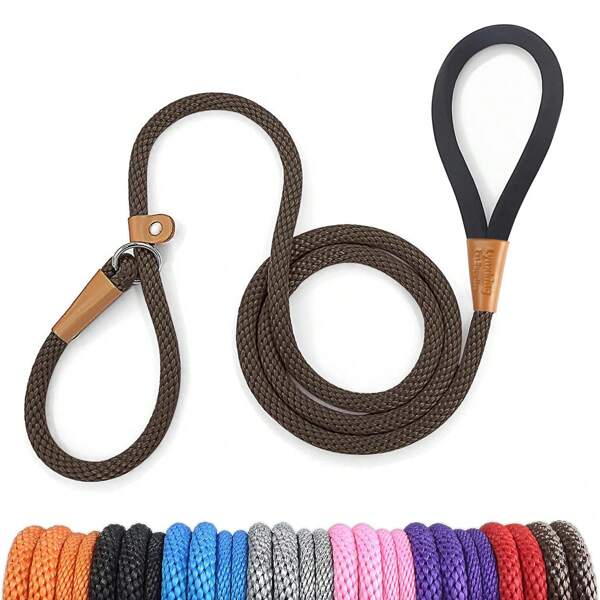 1 szt. smyczy, pleciona nylonowa smycz dla psa dla małych, średnich i dużych psów