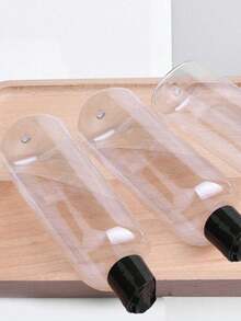 5 件可挤压瓶、分装瓶、透明圆肩瓶带翻盖蝴蝶盖旅行瓶空化妆品样品分配器容器、空透明塑料瓶可再填充挤压、旅行容器小防漏挤压瓶带黑色翻盖用于洗漱用品、洗发水、旅行装化妆品、居家旅行返校男女通用、旅行瓶、旅行必需品 - 黑色 - 查看 7