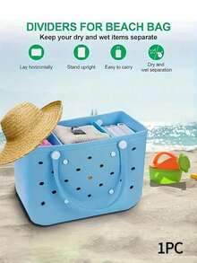 1pc,Multi Color Phone Case Wallet Holder Insert Accessory Compatible With Bogg Bags, Soft Rubber Accessories,For Bogg Bagdecorative Charm Inserts For Storage Phone Case Key Lipstick Sunglass Wallet Phone ,Eva Cave Bag Storage Bag, Beach Bag Storage Bag, Swimming Beach Bag Storage Bag, Soft, Waterproof, Wear-Resistant, Easy To Clean, Reusable - Multicolor - View 4