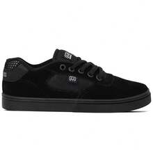 Hocks Flat Lite Black Reflective Unisex Sneakers | Black - Black - View 1