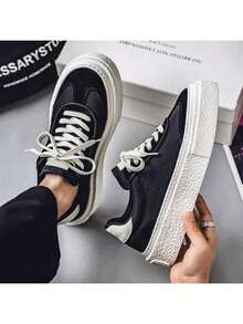 Pantofi de pânză pentru bărbați, adidași cu talpă groasă, pantofi casual respirabili, marcă, primăvară/vară