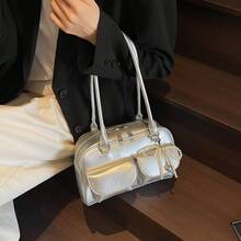 Women Shoulder Bags - 銀色 - 查看 5