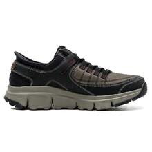 Skechers 休闲运动鞋轻便缓震男式日常健身户外徒步鞋 237622-OLBK - 橄欖色/黑色 - 查看 2
