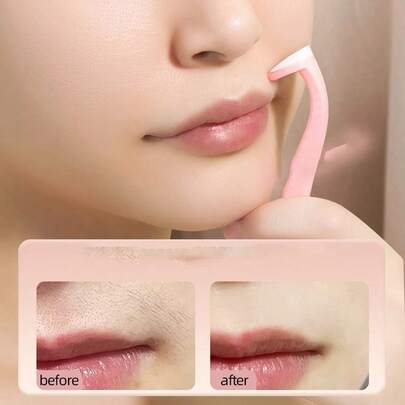 随机颜色迷你便携式面部/身体脱毛剃刀，女士无痛脱毛