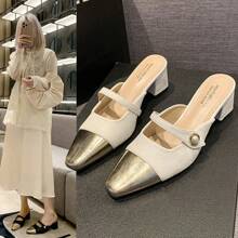 Women Heeled Sandals - 銀色 - 查看 1