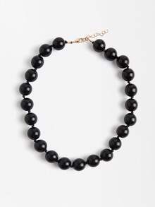 1 chiếc vòng cổ thắt nút bằng nhựa hình đám mây hình học Bohemian dành cho nữ, phong cách thời trang Châu Âu và Châu Mỹ, thích hợp cho lễ hội và đeo hàng ngày - Vòng cổ hạt mây thủ công - Xem 20