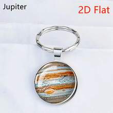 1 cái 8 hành tinh thiên hà mặt trăng sao pha lê thủy tinh móc khóa mặt dây chuyền quà tặng lưu niệm phụ kiện halloween ngày nhà giáo túi dây đeo có giá đỡ chứng minh thư phụ kiện xe hơi túi quyến rũ xe hơi giáng sinh bạn bè chị em ý tưởng quà tặng - Vũ trụ Hành tinh-2D - Xem 24