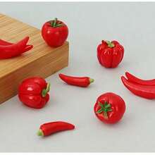 50 cái/30 cái/20 cái/10 cái/5 cái Đồ trang trí rau củ mini chân thực, Phụ kiện phong cảnh thu nhỏ, Trang trí nhà búp bê, Trưng bày rau củ siêu thị tí hon, Bộ sưu tập đồ ăn & đồ chơi, Đạo cụ chụp ảnh phong cảnh thu nhỏ, Quà Giáng sinh, Trang trí phong cảnh Giáng sinh thu nhỏ - Nhiều màu - Xem 7