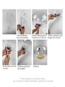 25pcs/Set Royal Princess Theme Luxury Party Decoration Balloon Set - Includes 32-Inch (Approx. 80cm) Deluxe Number Balloons (0-9 Silver/Pearl Pink/Purple/Gold), 18-Inch Clear Balloons, 10-Inch Romantic Heart Balloons (Red/Purple/Pink/Blue), And Exquisite Mini Balloons (Gold Crown/Silver Crown/Shell/Rose/Snowflake), Perfect For Frozen, Ice Palace Theme/Underwater Kingdom Theme/Magic Castle Theme/Rose Garden Theme And Other Royal Princess Style Celebrations, Baby Shower - Multicolor - View 10