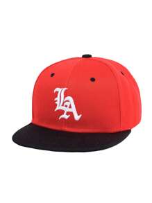 1PC Hat For Men Baseball Cap LA Alphabet Embroidered Hip Hop Cap Suitable For Street ,Outdoor,Sports,Vacation,Gift Giving. Fashion Accessory